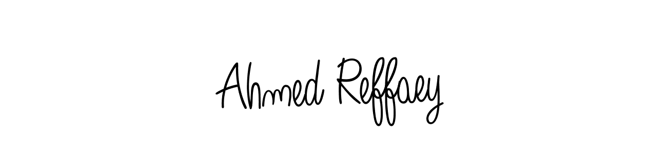 Design your own signature with our free online signature maker. With this signature software, you can create a handwritten (Angelique-Rose-font-FFP) signature for name Ahmed Reffaey. Ahmed Reffaey signature style 5 images and pictures png