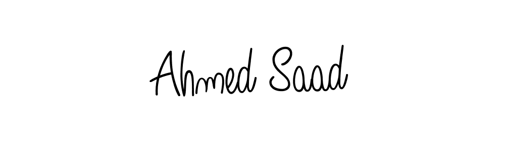 Also we have Ahmed Saad name is the best signature style. Create professional handwritten signature collection using Angelique-Rose-font-FFP autograph style. Ahmed Saad signature style 5 images and pictures png