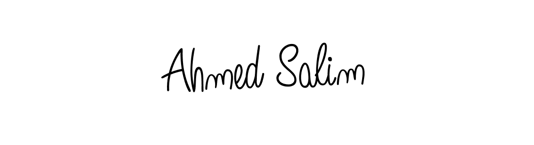 Ahmed Salim stylish signature style. Best Handwritten Sign (Angelique-Rose-font-FFP) for my name. Handwritten Signature Collection Ideas for my name Ahmed Salim. Ahmed Salim signature style 5 images and pictures png