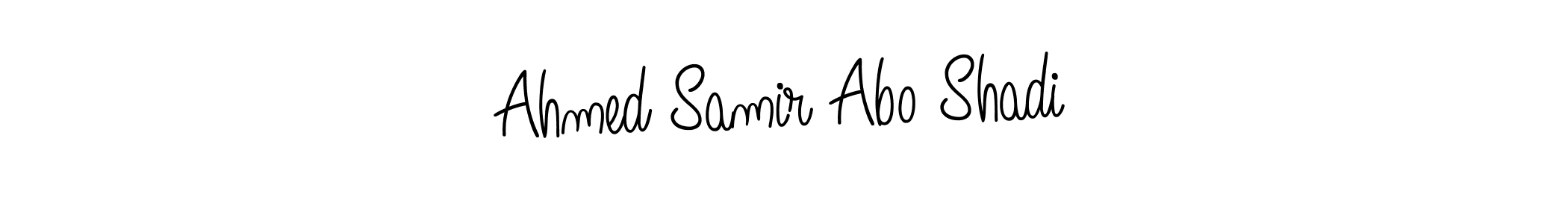 You should practise on your own different ways (Angelique-Rose-font-FFP) to write your name (Ahmed Samir Abo Shadi) in signature. don't let someone else do it for you. Ahmed Samir Abo Shadi signature style 5 images and pictures png