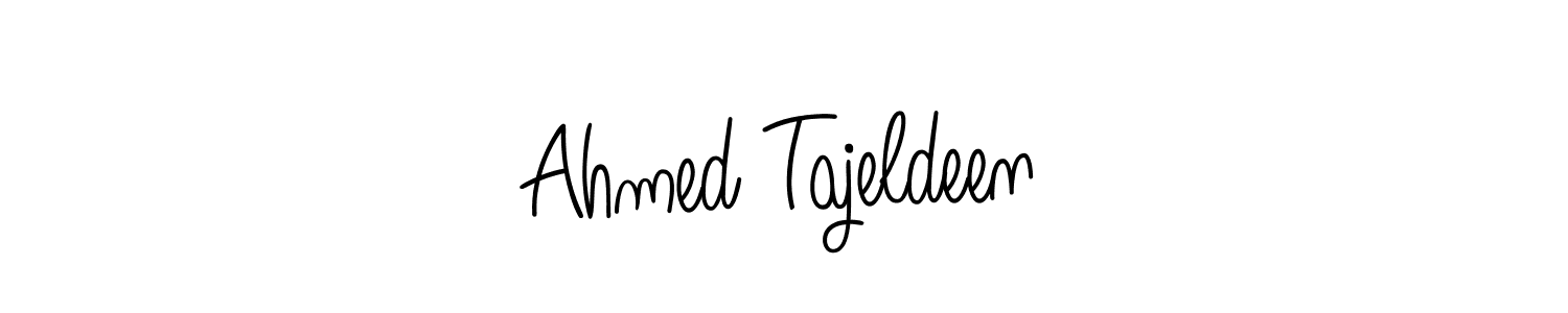 Make a short Ahmed Tajeldeen signature style. Manage your documents anywhere anytime using Angelique-Rose-font-FFP. Create and add eSignatures, submit forms, share and send files easily. Ahmed Tajeldeen signature style 5 images and pictures png