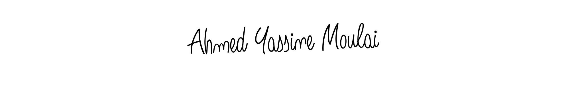 Once you've used our free online signature maker to create your best signature Angelique-Rose-font-FFP style, it's time to enjoy all of the benefits that Ahmed Yassine Moulai name signing documents. Ahmed Yassine Moulai signature style 5 images and pictures png