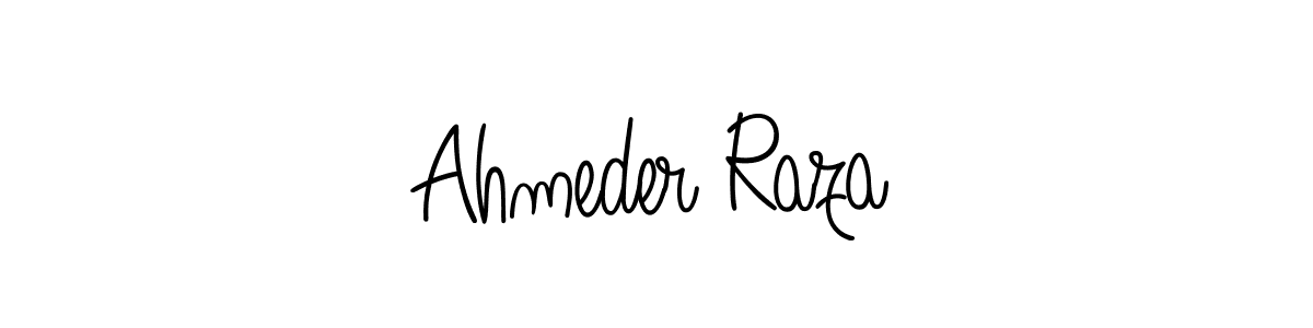 Also we have Ahmeder Raza name is the best signature style. Create professional handwritten signature collection using Angelique-Rose-font-FFP autograph style. Ahmeder Raza signature style 5 images and pictures png