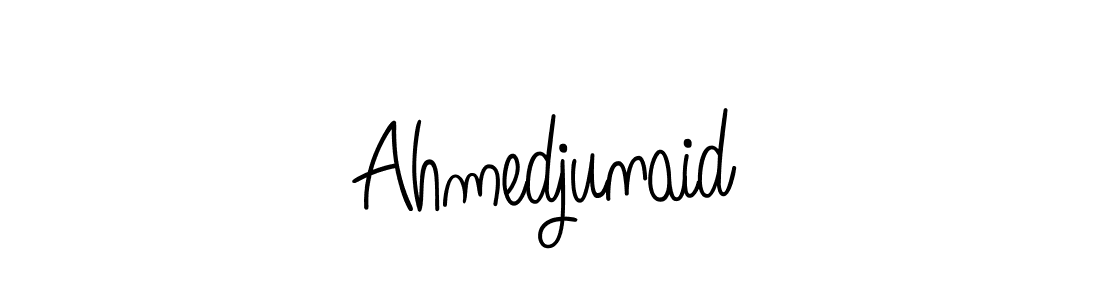 Design your own signature with our free online signature maker. With this signature software, you can create a handwritten (Angelique-Rose-font-FFP) signature for name Ahmedjunaid. Ahmedjunaid signature style 5 images and pictures png