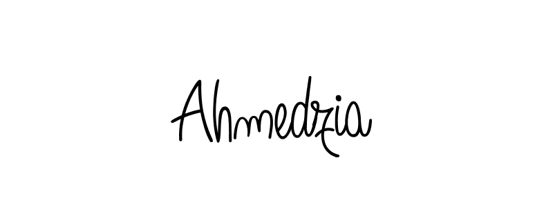 Design your own signature with our free online signature maker. With this signature software, you can create a handwritten (Angelique-Rose-font-FFP) signature for name Ahmedzia. Ahmedzia signature style 5 images and pictures png