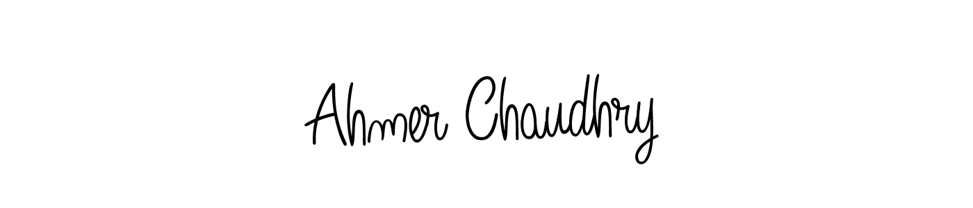 This is the best signature style for the Ahmer Chaudhry name. Also you like these signature font (Angelique-Rose-font-FFP). Mix name signature. Ahmer Chaudhry signature style 5 images and pictures png