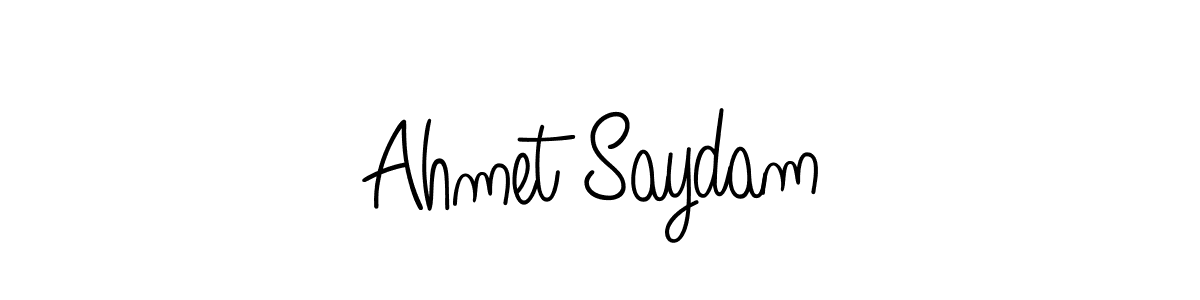 Once you've used our free online signature maker to create your best signature Angelique-Rose-font-FFP style, it's time to enjoy all of the benefits that Ahmet Saydam name signing documents. Ahmet Saydam signature style 5 images and pictures png