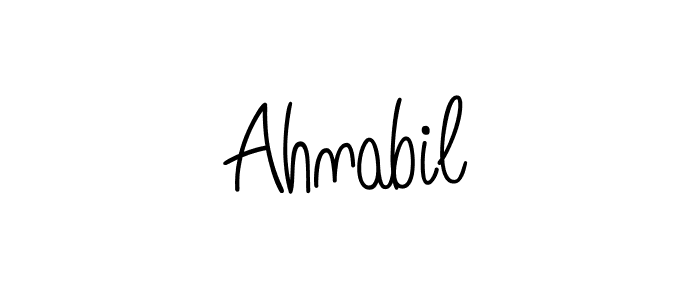 Check out images of Autograph of Ahnabil name. Actor Ahnabil Signature Style. Angelique-Rose-font-FFP is a professional sign style online. Ahnabil signature style 5 images and pictures png