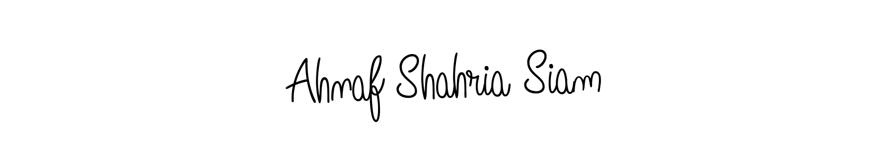 Ahnaf Shahria Siam stylish signature style. Best Handwritten Sign (Angelique-Rose-font-FFP) for my name. Handwritten Signature Collection Ideas for my name Ahnaf Shahria Siam. Ahnaf Shahria Siam signature style 5 images and pictures png