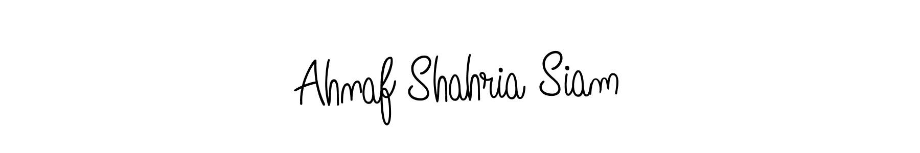 Make a beautiful signature design for name Ahnaf Shahria Siam. Use this online signature maker to create a handwritten signature for free. Ahnaf Shahria Siam signature style 5 images and pictures png