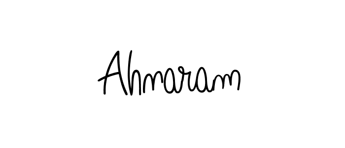 Also we have Ahnaram name is the best signature style. Create professional handwritten signature collection using Angelique-Rose-font-FFP autograph style. Ahnaram signature style 5 images and pictures png