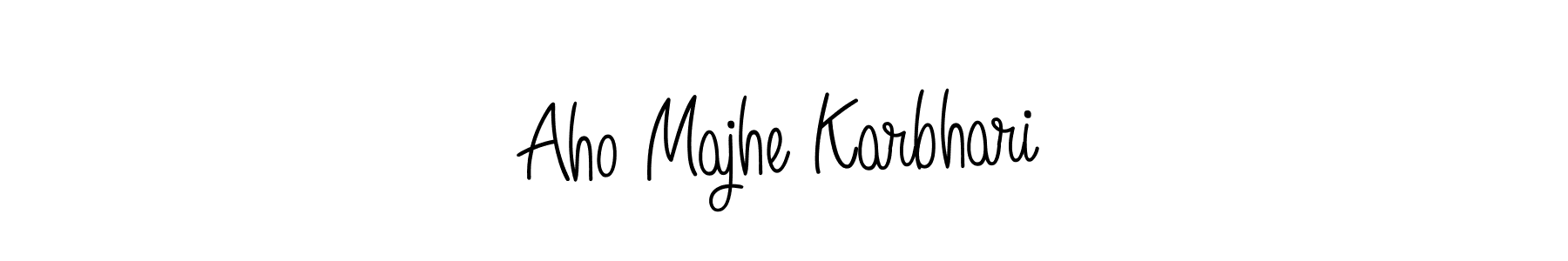 Here are the top 10 professional signature styles for the name Aho Majhe Karbhari. These are the best autograph styles you can use for your name. Aho Majhe Karbhari signature style 5 images and pictures png