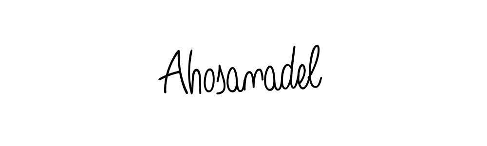 Best and Professional Signature Style for Ahosanadel. Angelique-Rose-font-FFP Best Signature Style Collection. Ahosanadel signature style 5 images and pictures png