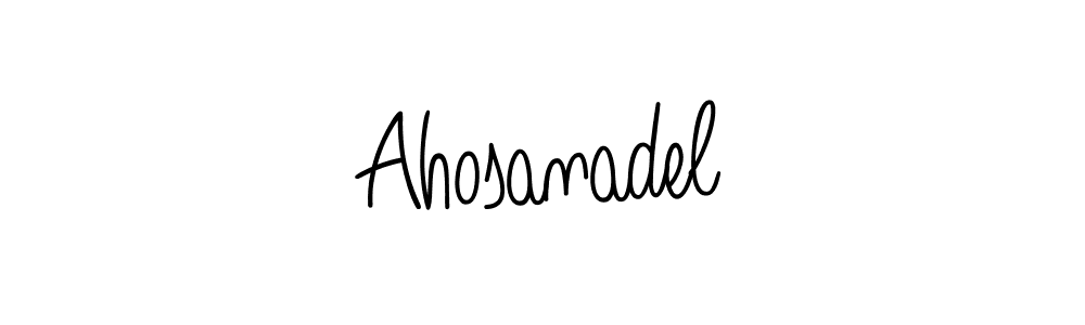 Best and Professional Signature Style for Ahosanadel. Angelique-Rose-font-FFP Best Signature Style Collection. Ahosanadel signature style 5 images and pictures png