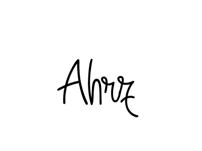 Also we have Ahrz name is the best signature style. Create professional handwritten signature collection using Angelique-Rose-font-FFP autograph style. Ahrz signature style 5 images and pictures png
