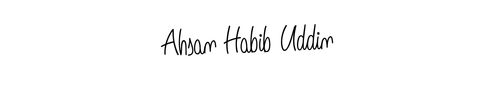 Make a short Ahsan Habib Uddin signature style. Manage your documents anywhere anytime using Angelique-Rose-font-FFP. Create and add eSignatures, submit forms, share and send files easily. Ahsan Habib Uddin signature style 5 images and pictures png