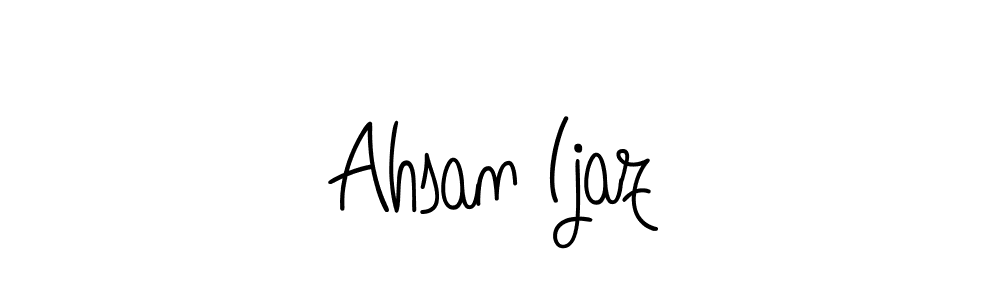 if you are searching for the best signature style for your name Ahsan Ijaz. so please give up your signature search. here we have designed multiple signature styles  using Angelique-Rose-font-FFP. Ahsan Ijaz signature style 5 images and pictures png