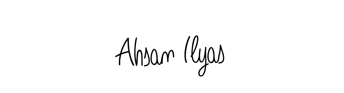 How to make Ahsan Ilyas signature? Angelique-Rose-font-FFP is a professional autograph style. Create handwritten signature for Ahsan Ilyas name. Ahsan Ilyas signature style 5 images and pictures png