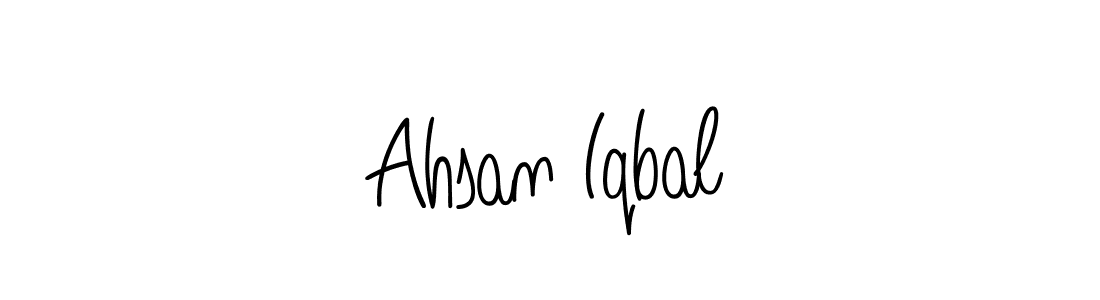 Ahsan Iqbal stylish signature style. Best Handwritten Sign (Angelique-Rose-font-FFP) for my name. Handwritten Signature Collection Ideas for my name Ahsan Iqbal. Ahsan Iqbal signature style 5 images and pictures png