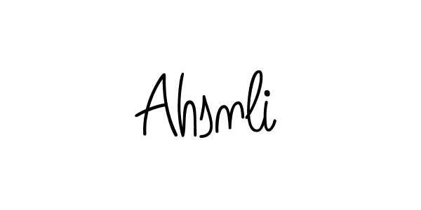 This is the best signature style for the Ahsnli name. Also you like these signature font (Angelique-Rose-font-FFP). Mix name signature. Ahsnli signature style 5 images and pictures png