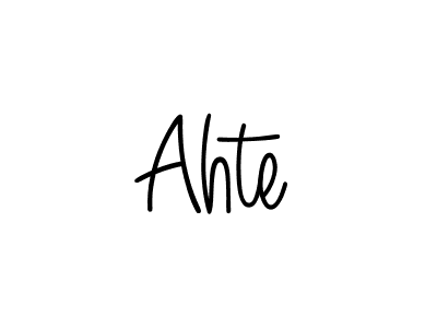 How to make Ahte signature? Angelique-Rose-font-FFP is a professional autograph style. Create handwritten signature for Ahte name. Ahte signature style 5 images and pictures png
