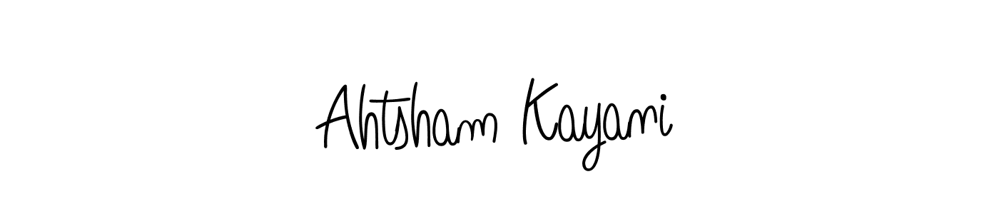 It looks lik you need a new signature style for name Ahtsham Kayani. Design unique handwritten (Angelique-Rose-font-FFP) signature with our free signature maker in just a few clicks. Ahtsham Kayani signature style 5 images and pictures png