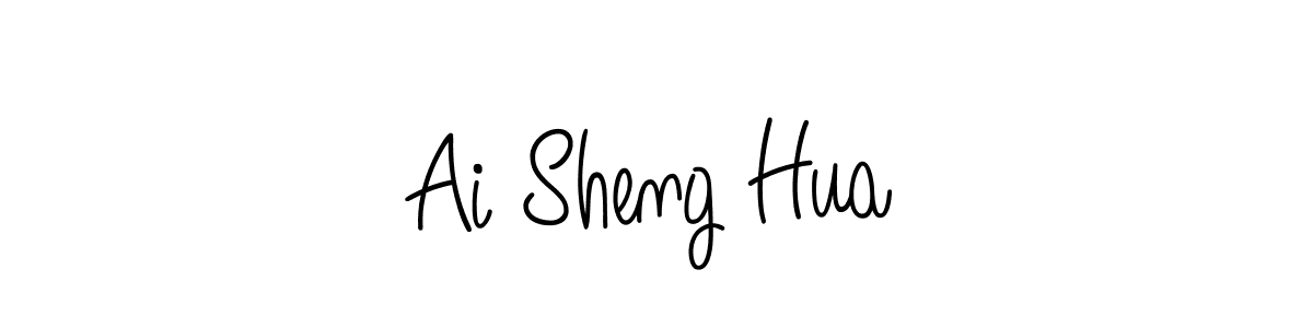 How to Draw Ai Sheng Hua signature style? Angelique-Rose-font-FFP is a latest design signature styles for name Ai Sheng Hua. Ai Sheng Hua signature style 5 images and pictures png