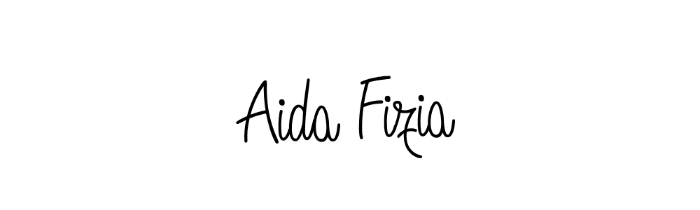 Create a beautiful signature design for name Aida Fizia. With this signature (Angelique-Rose-font-FFP) fonts, you can make a handwritten signature for free. Aida Fizia signature style 5 images and pictures png