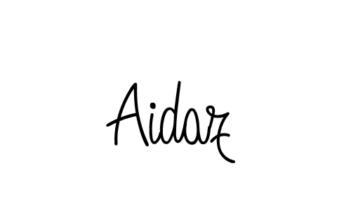 This is the best signature style for the Aidaz name. Also you like these signature font (Angelique-Rose-font-FFP). Mix name signature. Aidaz signature style 5 images and pictures png