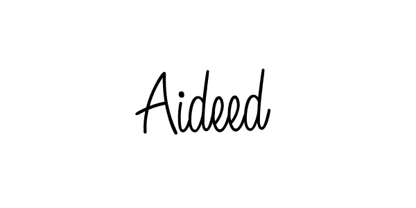 Aideed stylish signature style. Best Handwritten Sign (Angelique-Rose-font-FFP) for my name. Handwritten Signature Collection Ideas for my name Aideed. Aideed signature style 5 images and pictures png