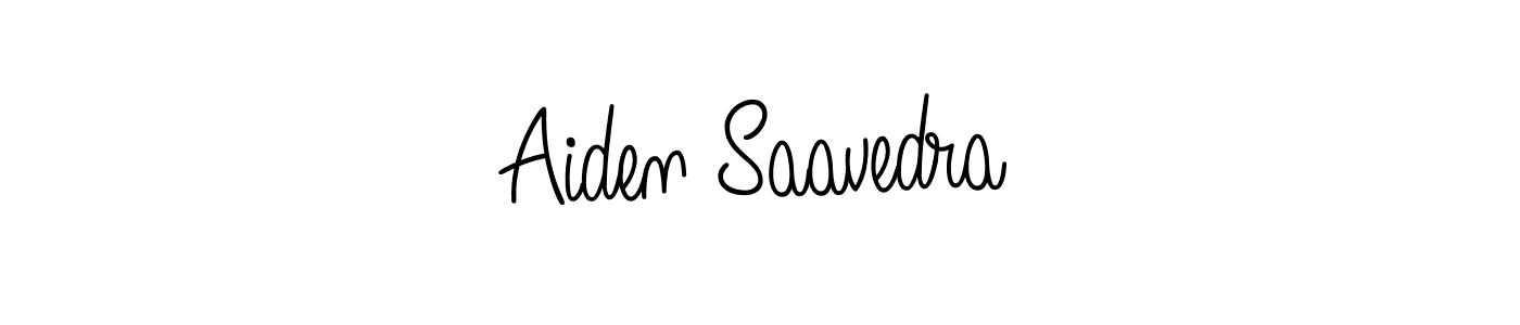 Aiden Saavedra stylish signature style. Best Handwritten Sign (Angelique-Rose-font-FFP) for my name. Handwritten Signature Collection Ideas for my name Aiden Saavedra. Aiden Saavedra signature style 5 images and pictures png