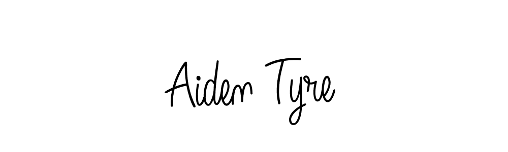 Make a beautiful signature design for name Aiden Tyre. Use this online signature maker to create a handwritten signature for free. Aiden Tyre signature style 5 images and pictures png