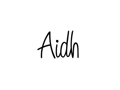 How to make Aidh signature? Angelique-Rose-font-FFP is a professional autograph style. Create handwritten signature for Aidh name. Aidh signature style 5 images and pictures png