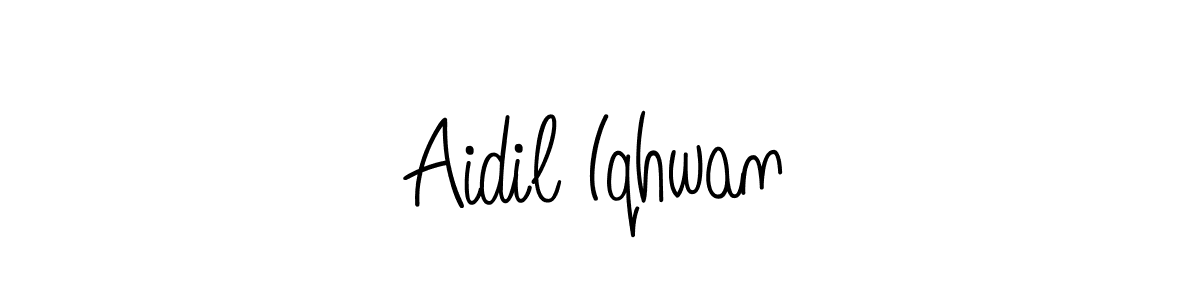 Once you've used our free online signature maker to create your best signature Angelique-Rose-font-FFP style, it's time to enjoy all of the benefits that Aidil Iqhwan name signing documents. Aidil Iqhwan signature style 5 images and pictures png