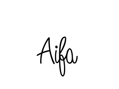 Make a beautiful signature design for name Aifa. With this signature (Angelique-Rose-font-FFP) style, you can create a handwritten signature for free. Aifa signature style 5 images and pictures png