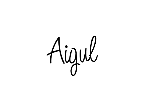 How to Draw Aigul signature style? Angelique-Rose-font-FFP is a latest design signature styles for name Aigul. Aigul signature style 5 images and pictures png