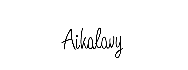 How to make Aikalavy signature? Angelique-Rose-font-FFP is a professional autograph style. Create handwritten signature for Aikalavy name. Aikalavy signature style 5 images and pictures png