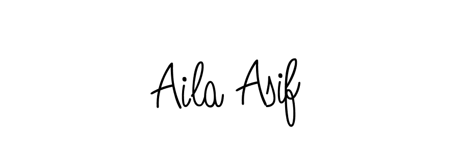Create a beautiful signature design for name Aila Asif. With this signature (Angelique-Rose-font-FFP) fonts, you can make a handwritten signature for free. Aila Asif signature style 5 images and pictures png