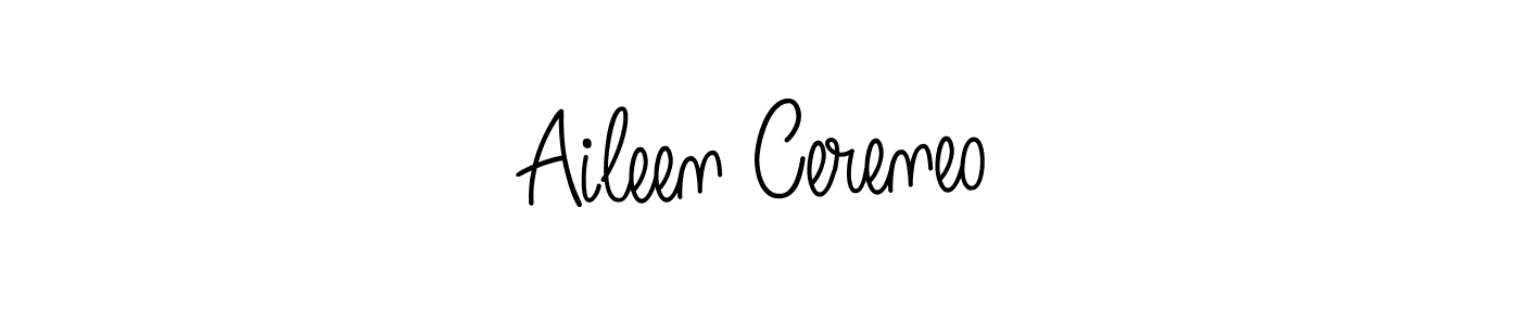 Once you've used our free online signature maker to create your best signature Angelique-Rose-font-FFP style, it's time to enjoy all of the benefits that Aileen Cereneo name signing documents. Aileen Cereneo signature style 5 images and pictures png