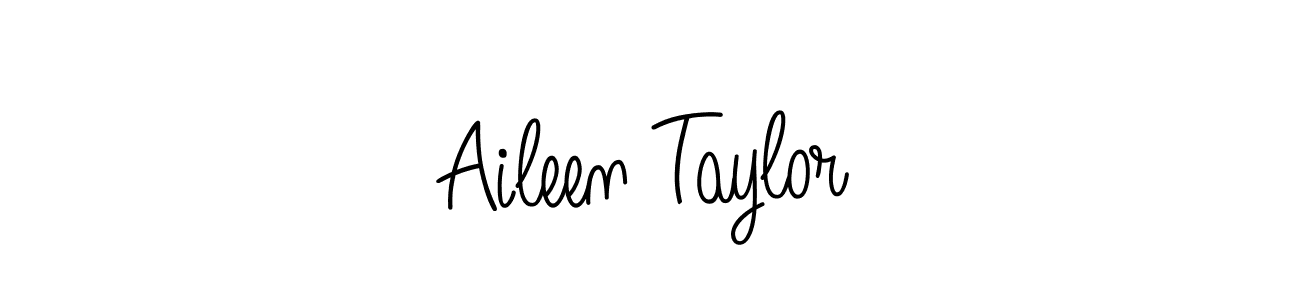 How to make Aileen Taylor name signature. Use Angelique-Rose-font-FFP style for creating short signs online. This is the latest handwritten sign. Aileen Taylor signature style 5 images and pictures png