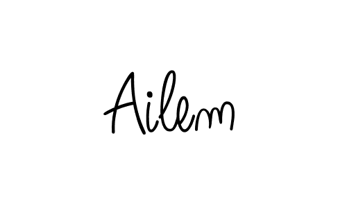 How to make Ailem signature? Angelique-Rose-font-FFP is a professional autograph style. Create handwritten signature for Ailem name. Ailem signature style 5 images and pictures png
