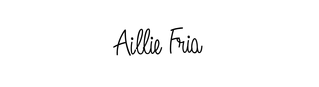 Design your own signature with our free online signature maker. With this signature software, you can create a handwritten (Angelique-Rose-font-FFP) signature for name Aillie Fria. Aillie Fria signature style 5 images and pictures png