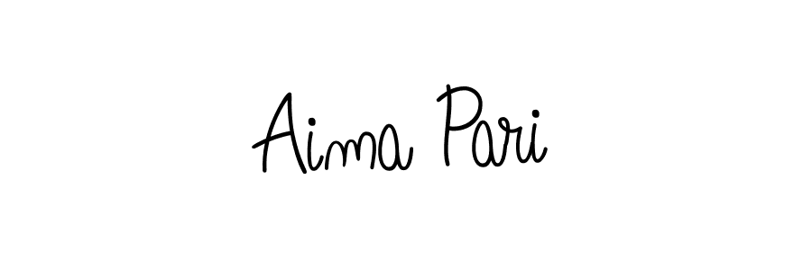 How to make Aima Pari signature? Angelique-Rose-font-FFP is a professional autograph style. Create handwritten signature for Aima Pari name. Aima Pari signature style 5 images and pictures png