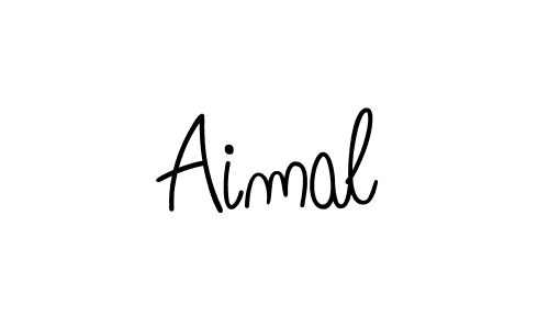 Make a beautiful signature design for name Aimal. Use this online signature maker to create a handwritten signature for free. Aimal signature style 5 images and pictures png