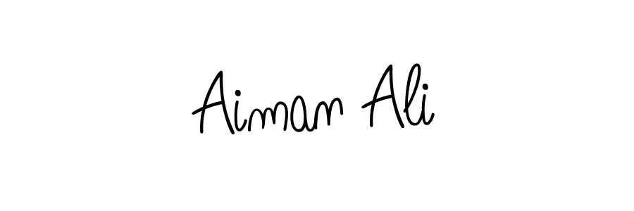 Also we have Aiman Ali name is the best signature style. Create professional handwritten signature collection using Angelique-Rose-font-FFP autograph style. Aiman Ali signature style 5 images and pictures png