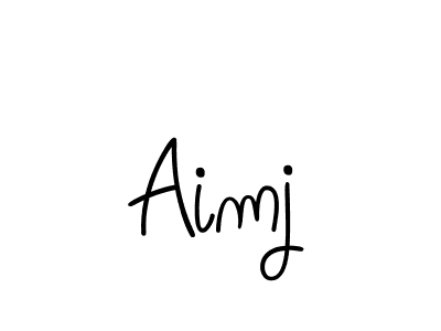 Also we have Aimj name is the best signature style. Create professional handwritten signature collection using Angelique-Rose-font-FFP autograph style. Aimj signature style 5 images and pictures png