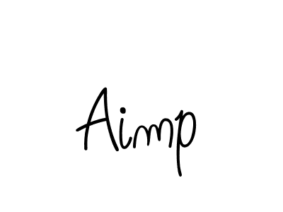 Design your own signature with our free online signature maker. With this signature software, you can create a handwritten (Angelique-Rose-font-FFP) signature for name Aimp. Aimp signature style 5 images and pictures png