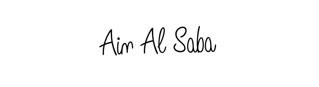 How to Draw Ain Al Saba signature style? Angelique-Rose-font-FFP is a latest design signature styles for name Ain Al Saba. Ain Al Saba signature style 5 images and pictures png