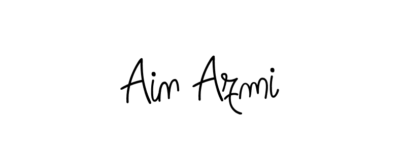 You can use this online signature creator to create a handwritten signature for the name Ain Azmi. This is the best online autograph maker. Ain Azmi signature style 5 images and pictures png