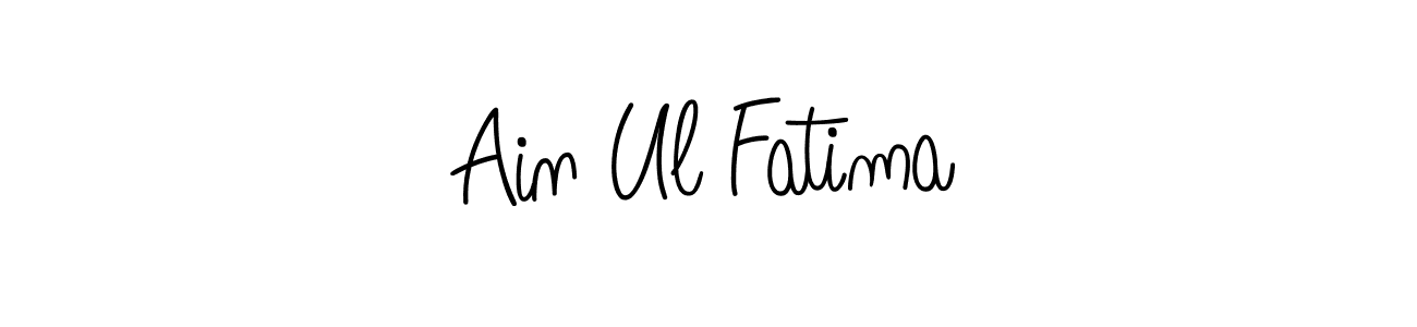 Ain Ul Fatima stylish signature style. Best Handwritten Sign (Angelique-Rose-font-FFP) for my name. Handwritten Signature Collection Ideas for my name Ain Ul Fatima. Ain Ul Fatima signature style 5 images and pictures png
